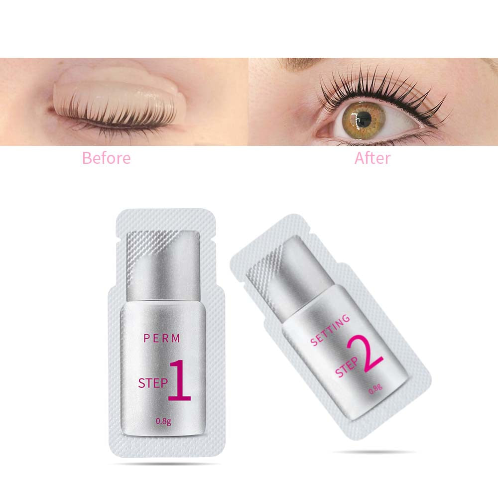 Cozy ICONSIGN 10 Pairs Pouch Eyelash Perm Lotion Lashes Lift Quick Perming 5 To 8 Minutes Beauty Makeup Tools